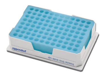 德國艾本德Eppendorf PCR-Cooler (0.2 ml) 低溫指示冰盒, 藍色冰盒